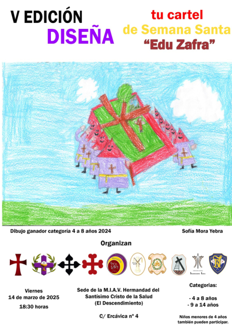 Tres hermandades más se suman a una edición del concurso Diseña tu Cartel de Semana Santa Edu Zafra
