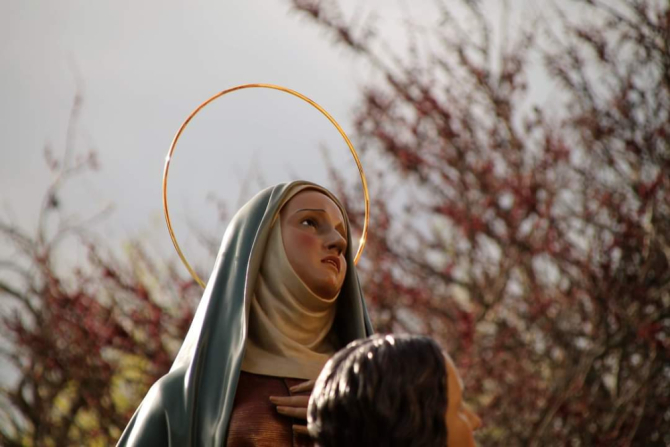 El Descendimiento celebrará este lunes una ofrenda floral especial a la Virgen de su paso titular por el Mes de María
