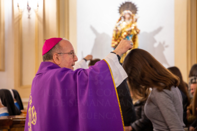 La Misa de imposición de Ceniza marca el comienzo de la Cuaresma conquense