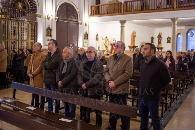 La Junta de Cofradías recuerda a los nazarenos fallecidos en el último año con la tradicional Misa Funeral