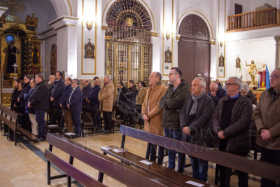 La Junta de Cofradías recuerda a los nazarenos fallecidos en el último año con la tradicional Misa Funeral