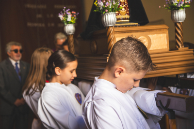 Cuenca disfruta de la Procesión Infantil más multitudinaria de su historia en una radiante mañana de sol