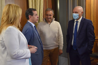 La Diputación y la Junta de Cofradías firman el convenio de colaboración para Semana Santa por valor de casi 50.000 euros