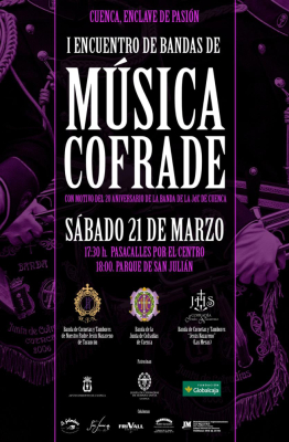 Cuenca acoge este sábado el I Encuentro de Bandas de Música Cofrade, con motivo del XX Aniversario de la Banda de la JdC