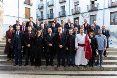 Cuenca reafirma su amor por Cristo y por su Semana Santa en un Hosanna en volandas por el vendaval
